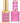 DND DC Duo Gel - #156 Wild Rose / Soak-Off Gel Polish 0.5 oz. + Nail Lacquer 0.5 oz.