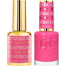 DND DC Duo Gel - #157 Hot Pink / Soak-Off Gel Polish 0.5 oz. + Nail Lacquer 0.5 oz.