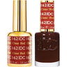 DND DC Duo Gel - #162 Clear Red / Soak-Off Gel Polish 0.5 oz. + Nail Lacquer 0.5 oz.