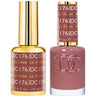 DND DC Duo Gel - #176 La Rosa / Soak-Off Gel Polish 0.5 oz. + Nail Lacquer 0.5 oz.
