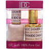 DND DC Duo Gel - #2436 Blush Haze / Soak-Off Gel Polish 0.6 oz. + Nail Lacquer 0.6 oz.