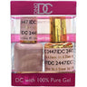 DND DC Duo Gel - #2447 In A Daze / Soak-Off Gel Polish 0.6 oz. + Nail Lacquer 0.6 oz.