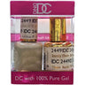 DND DC Duo Gel - #2449 Barely There / Soak-Off Gel Polish 0.6 oz. + Nail Lacquer 0.6 oz.