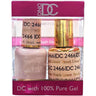 DND DC Duo Gel - #2466 Fresh Linen / Soak-Off Gel Polish 0.6 oz. + Nail Lacquer 0.6 oz.
