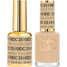 DND DC Duo Gel - #2510 Peach Tea / Soak-Off Gel Polish 0.6 oz. + Nail Lacquer 0.6 oz.
