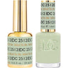 DND DC Duo Gel - #2512 Mint To Be / Soak-Off Gel Polish 0.6 oz. + Nail Lacquer 0.6 oz.