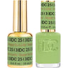 DND DC Duo Gel - #2513 Happy Go Lucky / Soak-Off Gel Polish 0.6 oz. + Nail Lacquer 0.6 oz.