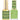 DND DC Duo Gel - #2513 Happy Go Lucky / Soak-Off Gel Polish 0.6 oz. + Nail Lacquer 0.6 oz.