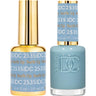 DND DC Duo Gel - #2535 Surfs Up / Soak-Off Gel Polish 0.6 oz. + Nail Lacquer 0.6 oz.