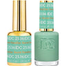 DND DC Duo Gel - #2536 Secret Paradise / Soak-Off Gel Polish 0.6 oz. + Nail Lacquer 0.6 oz.