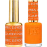 DND DC Duo Gel - #2539 Citrus Affairs / Soak-Off Gel Polish 0.6 oz. + Nail Lacquer 0.6 oz.