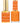 DND DC Duo Gel - #2540 Orange Soda / Soak-Off Gel Polish 0.6 oz. + Nail Lacquer 0.6 oz.
