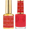 DND DC Duo Gel - #2543 Ladybug / Soak-Off Gel Polish 0.6 oz. + Nail Lacquer 0.6 oz.
