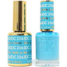 DND DC Duo Gel - #256 Walk On Water / Soak-Off Gel Polish 0.5 oz. + Nail Lacquer 0.5 oz.