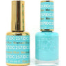 DND DC Duo Gel - #257 Mermaid Blue / Soak-Off Gel Polish 0.5 oz. + Nail Lacquer 0.5 oz.