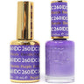 DND DC Duo Gel - #260 Electric Purple / Soak-Off Gel Polish 0.5 oz. + Nail Lacquer 0.5 oz.