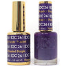 DND DC Duo Gel - #261 Puzzled Purple / Soak-Off Gel Polish 0.5 oz. + Nail Lacquer 0.5 oz.