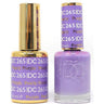 DND DC Duo Gel - #265 Pearly Purple / Soak-Off Gel Polish 0.5 oz. + Nail Lacquer 0.5 oz.