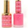 DND DC Duo Gel - #281 Pink Stain / Soak-Off Gel Polish 0.5 oz. + Nail Lacquer 0.5 oz.