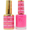DND DC Duo Gel - #284 Hibiscus / Soak-Off Gel Polish 0.5 oz. + Nail Lacquer 0.5 oz.