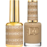 DND DC Duo Gel - #313 Coco Butter / Soak-Off Gel Polish 0.6 oz. + Nail Lacquer 0.6 oz.