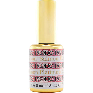Salmon Platinum #192 DND DC Platinum Gel Polish / 0.6 oz.