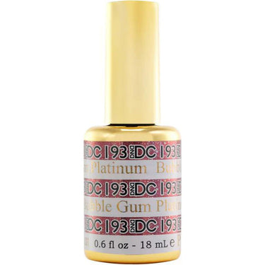 Bubble Gum Platinum #193 DND DC Platinum Gel Polish / 0.6 oz.