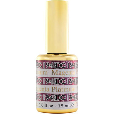 Magenta Platinum #194 DND DC Platinum Gel Polish / 0.6 oz.