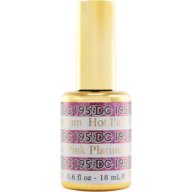 Hot Pink Platinum #195 DND DC Platinum Gel Polish / 0.6 oz.