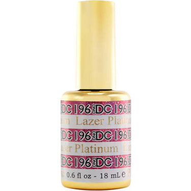 Ruby Pink Platinum #196 DND DC Platinum Gel Polish / 0.6 oz.