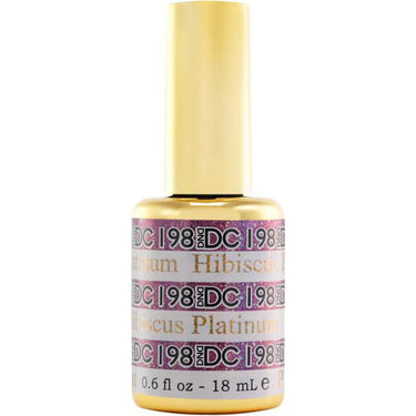 Hibiscus Platinum #198 DND DC Platinum Gel Polish / 0.6 oz.