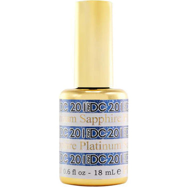 Sapphire Platinum #201 DND DC Platinum Gel Polish / 0.6 oz.