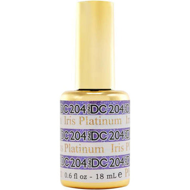 Iris Platinum #204 DND DC Platinum Gel Polish / 0.6 oz.