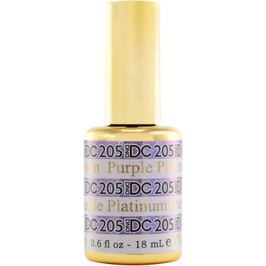 Purple Platinum #205 DND DC Platinum Gel Polish / 0.6 oz.