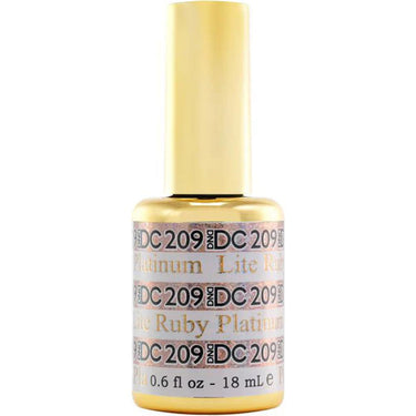 Lite Ruby Platinum #209 DND DC Platinum Gel Polish / 0.6 oz.