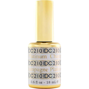 Champagne Platinum #210 DND DC Platinum Gel Polish / 0.6 oz.