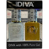 DND Diva Duo Gel - #002 - Full Moon / Soak-Off Gel Polish 0.5 oz. + Nail Lacquer 0.5 oz.