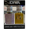 DND Diva Duo Gel - #007 - Stargirl / Soak-Off Gel Polish 0.5 oz. + Nail Lacquer 0.5 oz.