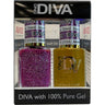 DND Diva Duo Gel - #009 - Jewel Diva / Soak-Off Gel Polish 0.5 oz. + Nail Lacquer 0.5 oz.
