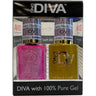 DND Diva Duo Gel - #013 - Fairy Heels / Soak-Off Gel Polish 0.5 oz. + Nail Lacquer 0.5 oz.
