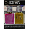 DND Diva Duo Gel - #014 - Balanced Libra / Soak-Off Gel Polish 0.5 oz. + Nail Lacquer 0.5 oz.