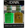 DND Diva Duo Gel - #017 - Ufo Meets Earth / Soak-Off Gel Polish 0.5 oz. + Nail Lacquer 0.5 oz.