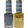 DND Diva Duo Gel - #023 - oz of Holo / Soak-Off Gel Polish 0.5 oz. + Nail Lacquer 0.5 oz.