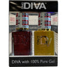 DND Diva Duo Gel - #035 - Sip N' Glitz / Soak-Off Gel Polish 0.5 oz. + Nail Lacquer 0.5 oz.