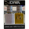 DND Diva Duo Gel - #039 - Petal Haze / Soak-Off Gel Polish 0.5 oz. + Nail Lacquer 0.5 oz.