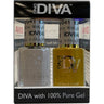 DND Diva Duo Gel - #041 - With Grayce / Soak-Off Gel Polish 0.5 oz. + Nail Lacquer 0.5 oz.