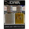 DND Diva Duo Gel - #046 - Sand Storm / Soak-Off Gel Polish 0.5 oz. + Nail Lacquer 0.5 oz.
