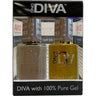 DND Diva Duo Gel - #051 - Toasted / Soak-Off Gel Polish 0.5 oz. + Nail Lacquer 0.5 oz.