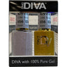 DND Diva Duo Gel - #056 - Snow Lilac / Soak-Off Gel Polish 0.5 oz. + Nail Lacquer 0.5 oz.