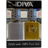 DND Diva Duo Gel - #058 - Gray Meets Purple / Soak-Off Gel Polish 0.5 oz. + Nail Lacquer 0.5 oz.